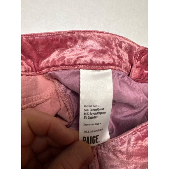 Paige Cindy twist  size 27 velvet seam twist  pants / jean size 4 - Picture 7 of 8